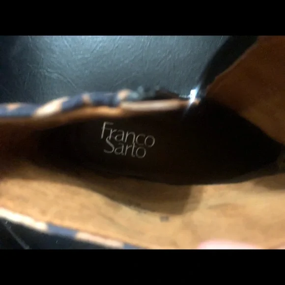 Franco Sarto Leopard Print Boots - Picture 10 of 11